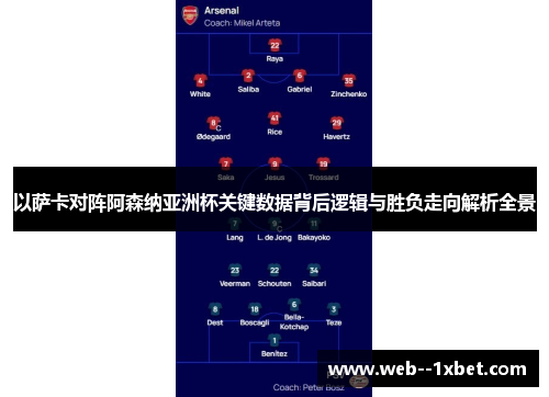 以萨卡对阵阿森纳亚洲杯关键数据背后逻辑与胜负走向解析全景